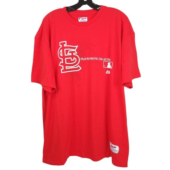 Majestic Other - Majestic St Louis Cardinals T Shirt Size 2XL MLB Authentic Collection Red White